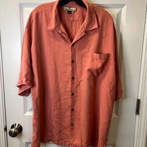 Tommy Bahama Men's Salmon Button-Down Shirt